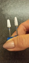 Dmoley-brocas de cerámica de tungsteno para uñas, accesorios de manicura y pedicura