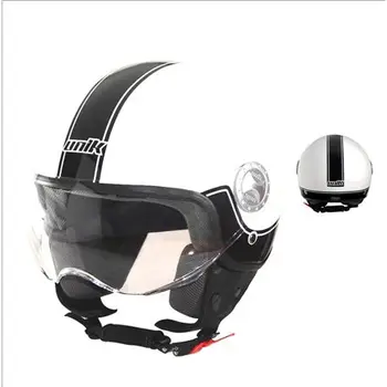 

CHILD HELMET OPEN UNIK CJ-06 FINISH WHITE/BLACK WITH SCREEN