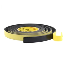 Strip-Tape Adhesive Door-Seal-Strip Foam-Sponge Rubber Black Waterproof Single-Sided