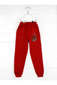 

Red Seasonal Girl Boy Sweatpants