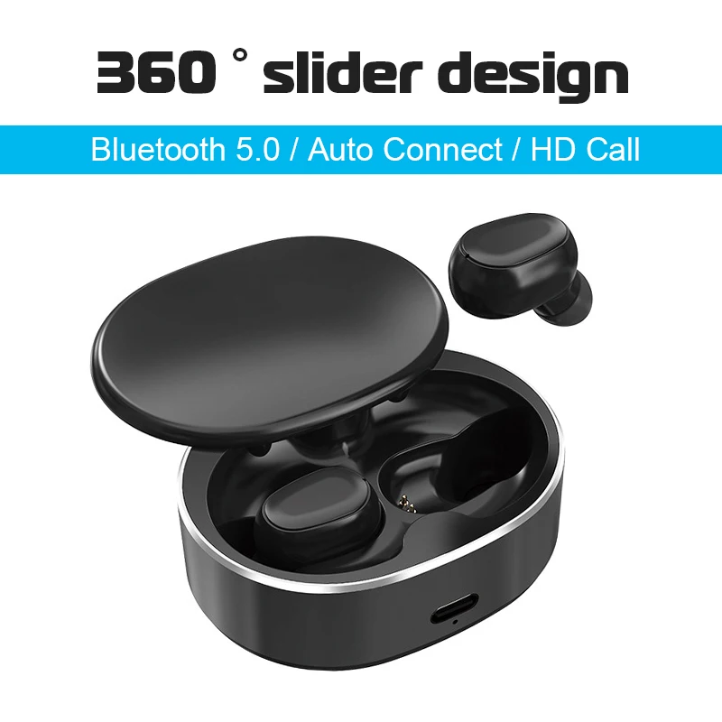 TWS беспроводная Bluetooth гарнитура M3 стерео HiFi спортивная водонепроницаемая 5 0