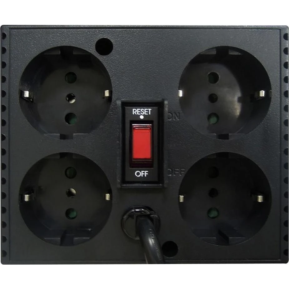 Стабилизатор напряжения POWERCOM TCA-2000 BLACK (220V, защита от перегрузок)