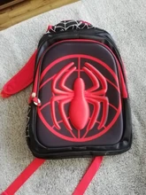 Mochila escolar de dibujos animados de Disney para niños, morral escolar de gran capacidad de SpiderMan