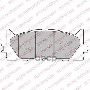 Колодки Тормозные Toyota Camry V40 06-/V50 11-/Lexus Es 240/350 06- Передние Delphi Lp2169 Delphi арт. LP2169