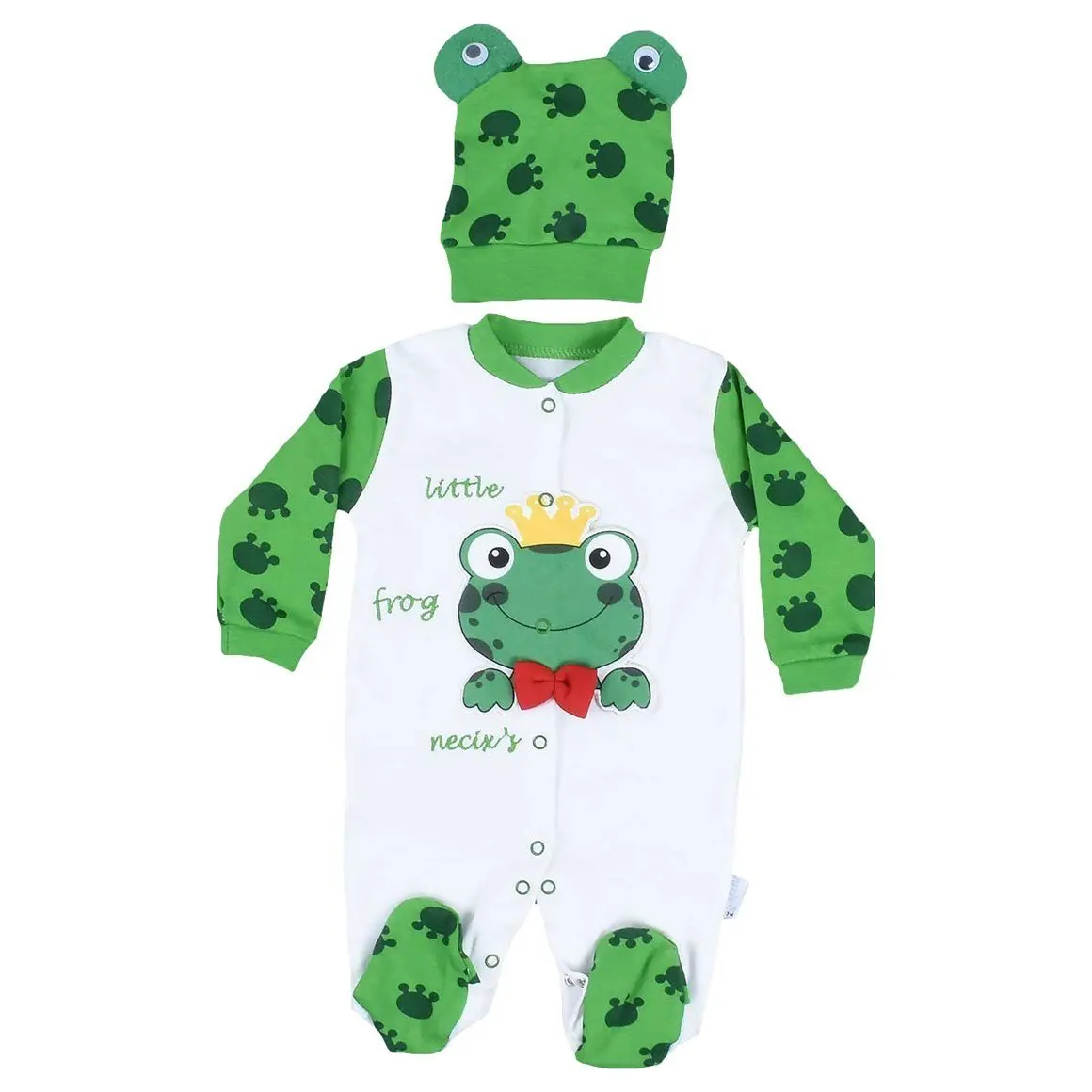 

Frog Bruised Baby Rompers