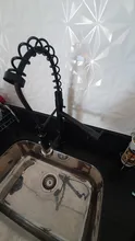 Crane-Tap Kitchen-Sink-Faucet Deck-Mounted Spring-Pull-Down Rose Cold-Water-Mixer Rozin