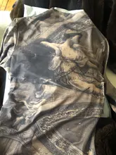 Vintage Top Blouse Turtleneck Long-Sleeve Bodycon Renaissance-Print CHEERART Spandex