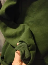 Loose Pullover Hoodies Long-Sleeve Harajuku Blue Green Women Tops Solid Casual Velvet