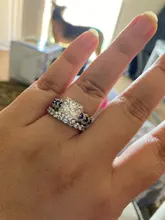 BRAVKIS bandas de boda eternidad anillos con Zirconia para las mujeres CZ cristal promesa Dedo de compromiso anillo joyas de diseño Bague BUR0279