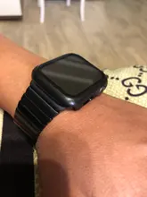 Correa de acero inoxidable para Apple Watch, banda de 44mm y 40mm para iWatch de 42mm/38mm, pulsera de Metal de mariposa para Apple watch serie 5 4 3 se 6