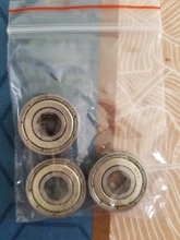 Rodamientos en miniatura de acero cromado 608ZZ, bolas de ranura profunda, 8x22x7mm, 8x22x7, alta calidad, 52100, 3 uds. Por lote