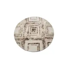 Ковер(120x120x3 см) коричневый