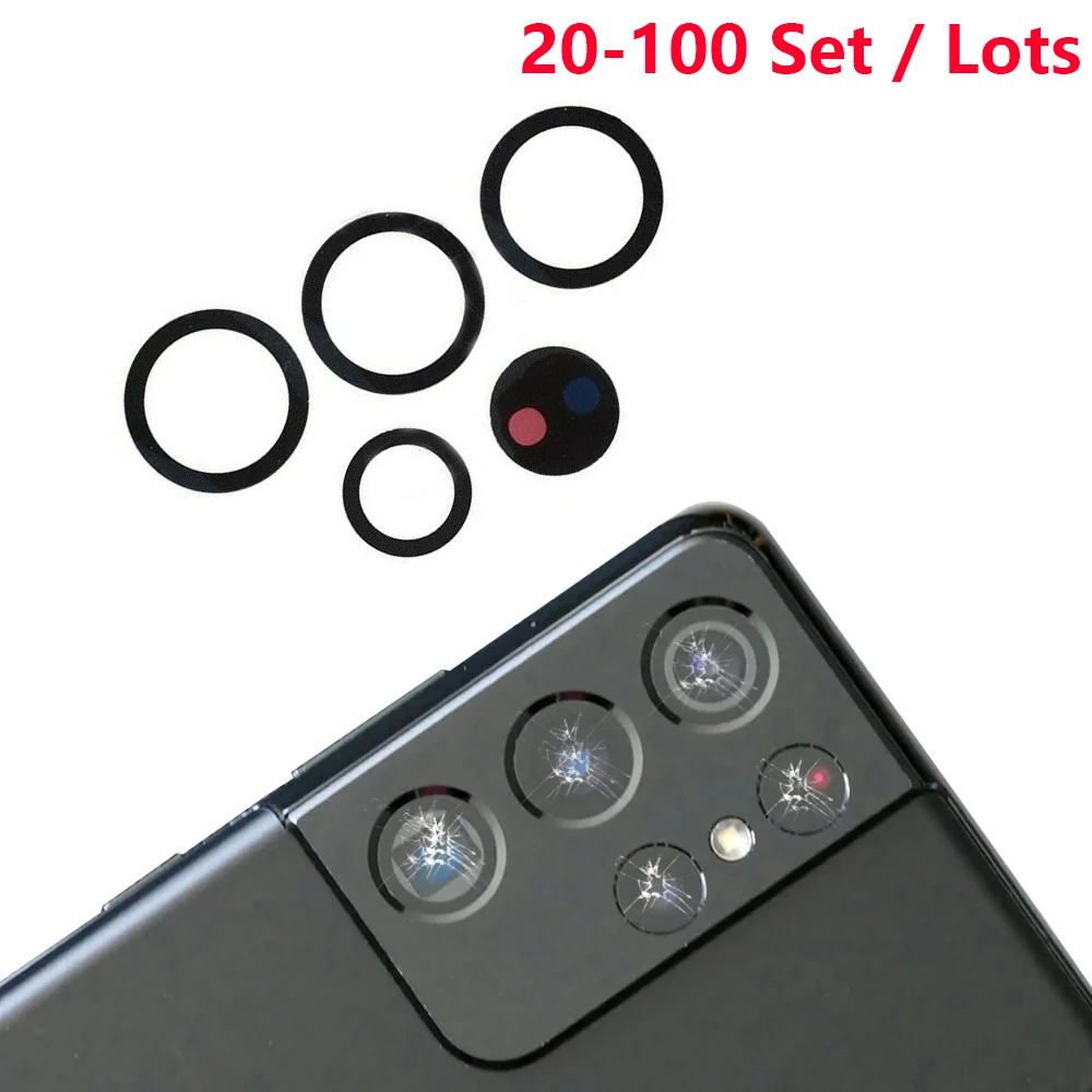 20 100 piece for Samsung S21 Ultra Rear Back Camera Glass Lens Cover