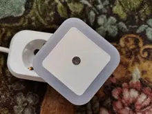 Led-Night-Light Corridor-Lamp Eu-Us-Plug Bedroom Wireless-Sensor Mini for Baby Square