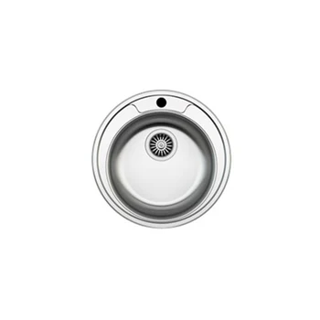 

Kitchen sink Zigmund & shtain Kreis 510.7 linen stainless steel round