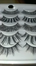 Pestañas postizas suaves 3D, pestañas largas y gruesas finas tupidas, hechas a mano, suaves, maquillaje para pestañas, herramientas de extensión, 5 pares