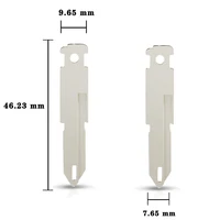 NE72 HU136TE VAC102ดั้งเดิม10เม็ด/ล็อต NE73 HU83 kunci REMOTE mobil ใบมีดสำหรับรีโมต Renault Peugeot Citroen กุญแจสำรองว่างเปล่า 3