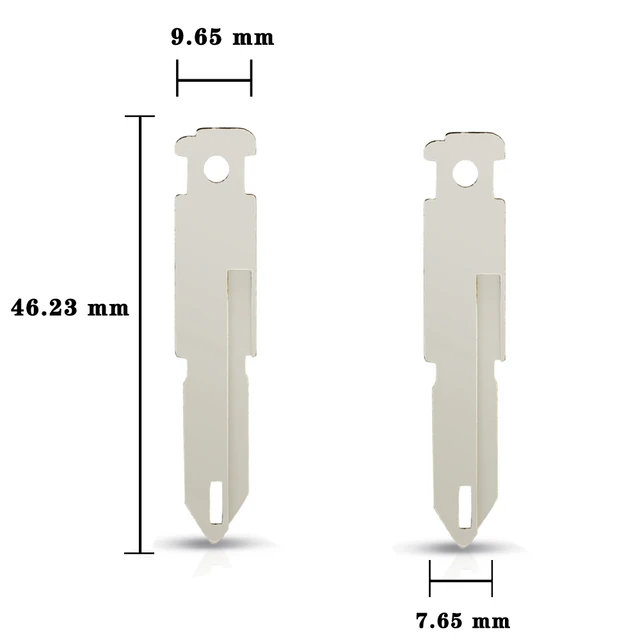 NE72 HU136TE VAC102ดั้งเดิม10เม็ด/ล็อต NE73 HU83 kunci REMOTE mobil ใบมีดสำหรับรีโมต Renault Peugeot Citroen กุญแจสำรองว่างเปล่า 3