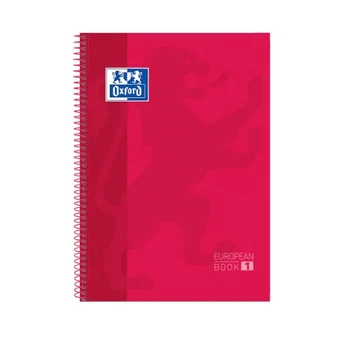 

Cuaderno Oxford Classic A4 cuadricula 5x5 - 80 Hojas Rojo