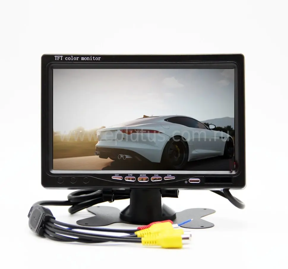 Монитор для камеры заднего вида СХ-704 7" TFT lcd монитор заднего автомобиля дисплей система парковка