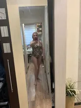 Bañador de una pieza para mujer, traje de baño de leopardo, Monokini de realce, Sexy, con cuello en V, de una pieza, 2021