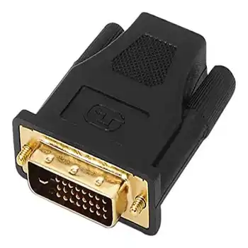 

Adaptador DVI-D 24+1 macho - HDMI hembra Negro