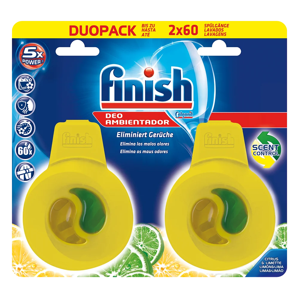 Finish Premium Kit: brightener 800ml+ Limpiamáquinas 250 ml+ Salt 2 kg+ Duplo Deo Lemon+ Quantum Finish 48- dishwasher