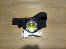 Headlamp Mini Flashlight Torch-Head Usb Rechargeable Portable Have-Battery-Red/white