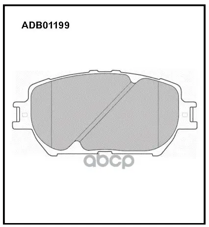 Колодки Тормозные Дисковые | Перед | Toyota Camry(_v30) 01- ALLIED NIPPON арт. ADB01199