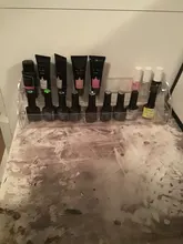 Organizador de exhibición de esmalte de uñas acrílico, 2-3-4-5-6-7 capas, manicura, cosméticos, soporte para presentación de joyería, caja de maquillaje de acrílico transparente