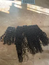 Extensiones con ondas al agua con cierre Maxine Remy extensiones de cabello humano con cierre 30 pulgadas 3 4 mechones con cierre de encaje 4x4