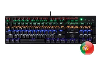 

Mars Gaming MK4R, Teclado Gaming, LED lighting 6 Colores, Switch red, Layout Portuguese