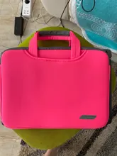 DOWSWIN-Funda de protección para ordenador portátil, maletín de espuma de poliéster con dos cremalleras compatible con Macbook Air Pro Retina, Dell, Acer, Asus, HP, bolsa para Notebook 6 de 13-15 pulgadas