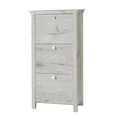 Shoe cabinet wooden 3 folding doors to test from dust Storage font b closet b font