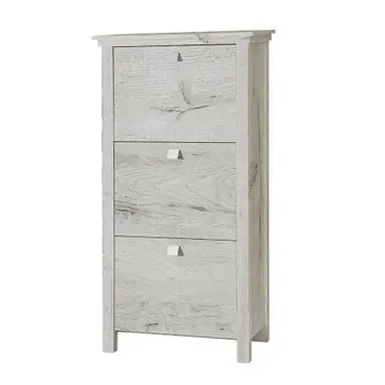 

TOPKIT, wooden finished shoe cabinet, shoe cabinet receiver, shoe organizer, dimensions 136x64,5x29 cm