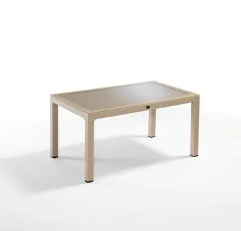 

Rattan Glass Table