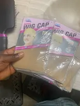 Gorro de malla elástica para peluca, a la moda, 2 uds., peluca de media, 24 unidades (12 paquetes)