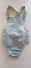 Ropa de verano para bebé de 0 a 3 años, Body de algodón para recién nacido, mono informal liso a rayas, trajes para el sol, 2019