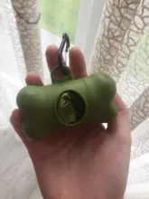 Eco-Friendly Waste Bag Holder Dispenser Black Biodegradable Poop Bag For Dog Cat Trash