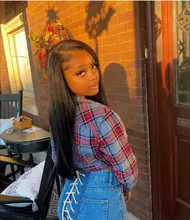 Wigirl-extensiones de cabello humano brasileño Remy, 28, 30, 32 y 40 pulgadas, Color Natural, 100%