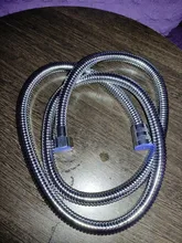 Shower-Hose Bathroom-Accessories Water-Pipe SHAI Chrome-Plating Rainfall Soft General