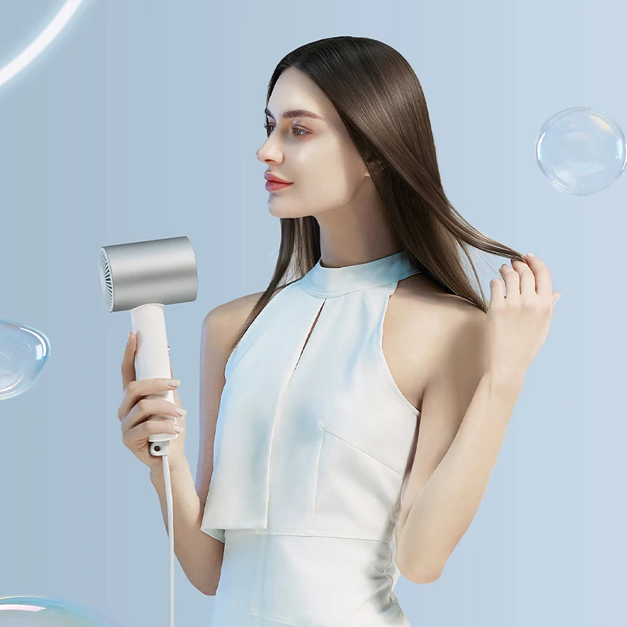 Secador de Cabelo Salão de Beleza Profissional Água Ventilador Cabelo 220v Bocal Magnético Casa Ion 1800w 6 Computers & Electronics