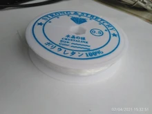 Cuerda Elástica transparente de cristal, cordón de 0,4-1,2mm para abalorios, cuerda de hilo para pulsera DIY, accesorios para fabricación de joyas