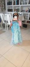 Vestido de Halloween para niña, ropa de invierno de manga larga, vestido de fiesta para Cosplay, disfraz de princesa de Navidad