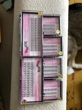 Pestañas de racimo de 60 clústeres/caja, pestañas de extensión de pestañas individuales gruesas bunches maquillaje profesional pestañas postizas