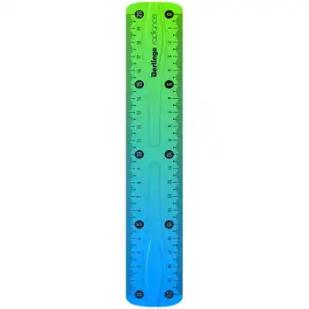 

Ruler 20 cm Berlingo "radiance", plastic, flexible
