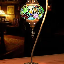 Многоцветная мозаика ручной работы, настольная лампа, Турецкая лампа, Турецкая мозаичная лампа, мозаичная лампа