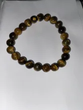 Pulsera de cuentas de 8mm para hombre y mujer, piedras naturales, piedras preciosas semipreciosas de ónix negro, Lava, Tiger, curación de ojos, joyería