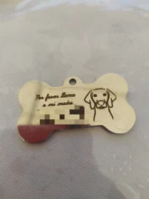 Necklace-Collar Charm Puppy-Accessory Pet Pendant-Bone Name Custom Personalized Dog-Id-Tag