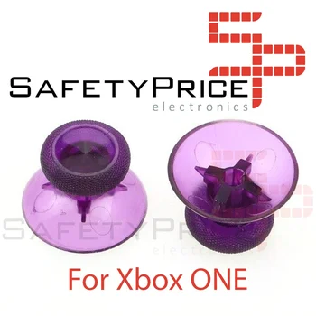 

2x analog JOYSTICK XBOX ONE STICK Violet transparent knob buttons L3 R3